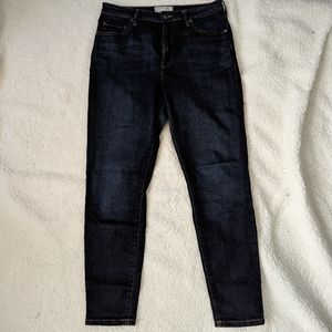 Everlane Curvy High Rise Skinny Jeans in Dark Wash